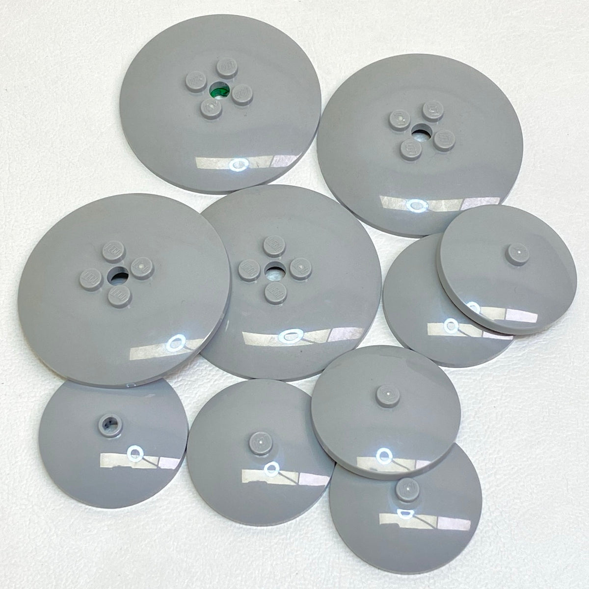 LEGO Dish Light Bluish Grey Fun Pack Mixed Sizes