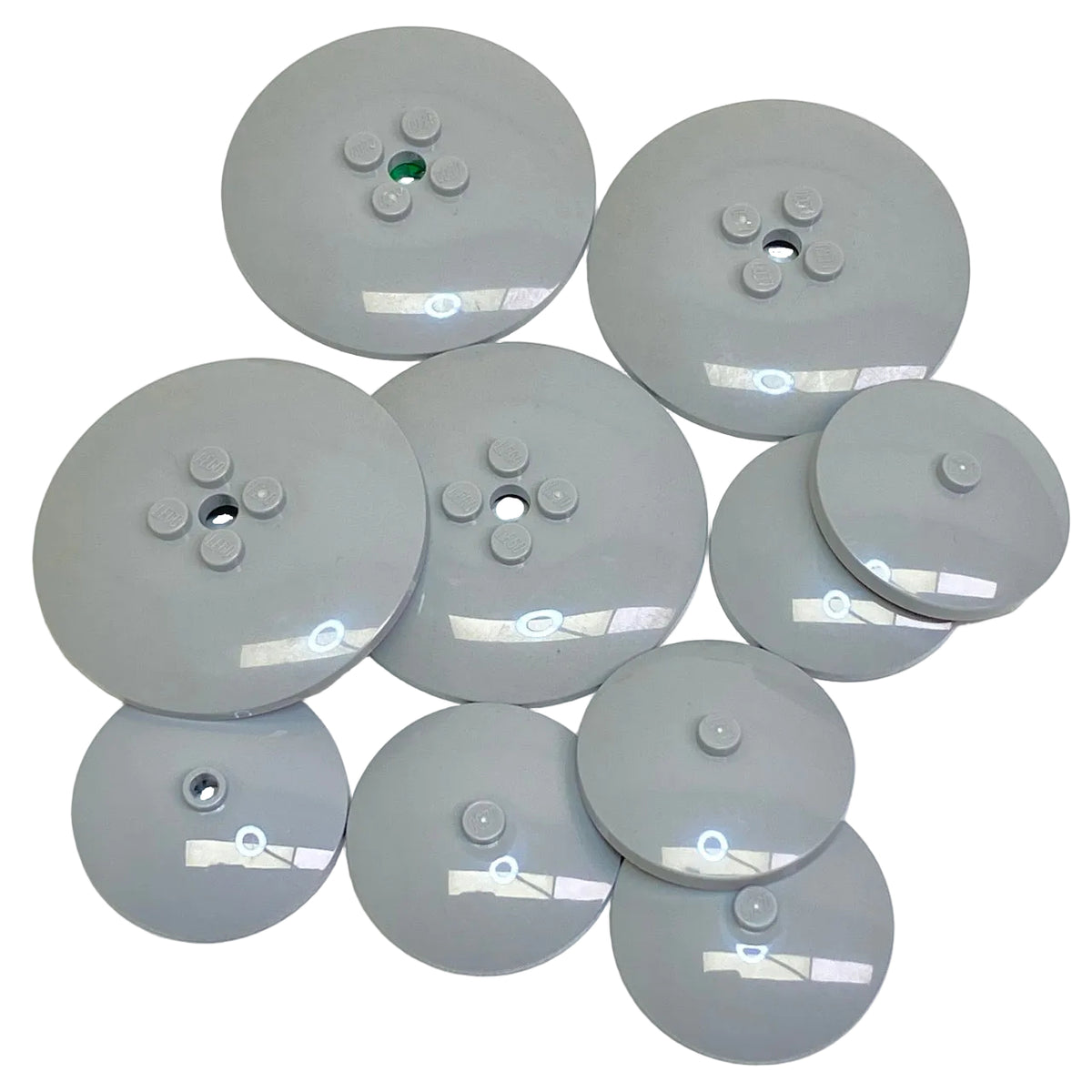 LEGO Dish Light Bluish Grey Fun Pack Mixed Sizes