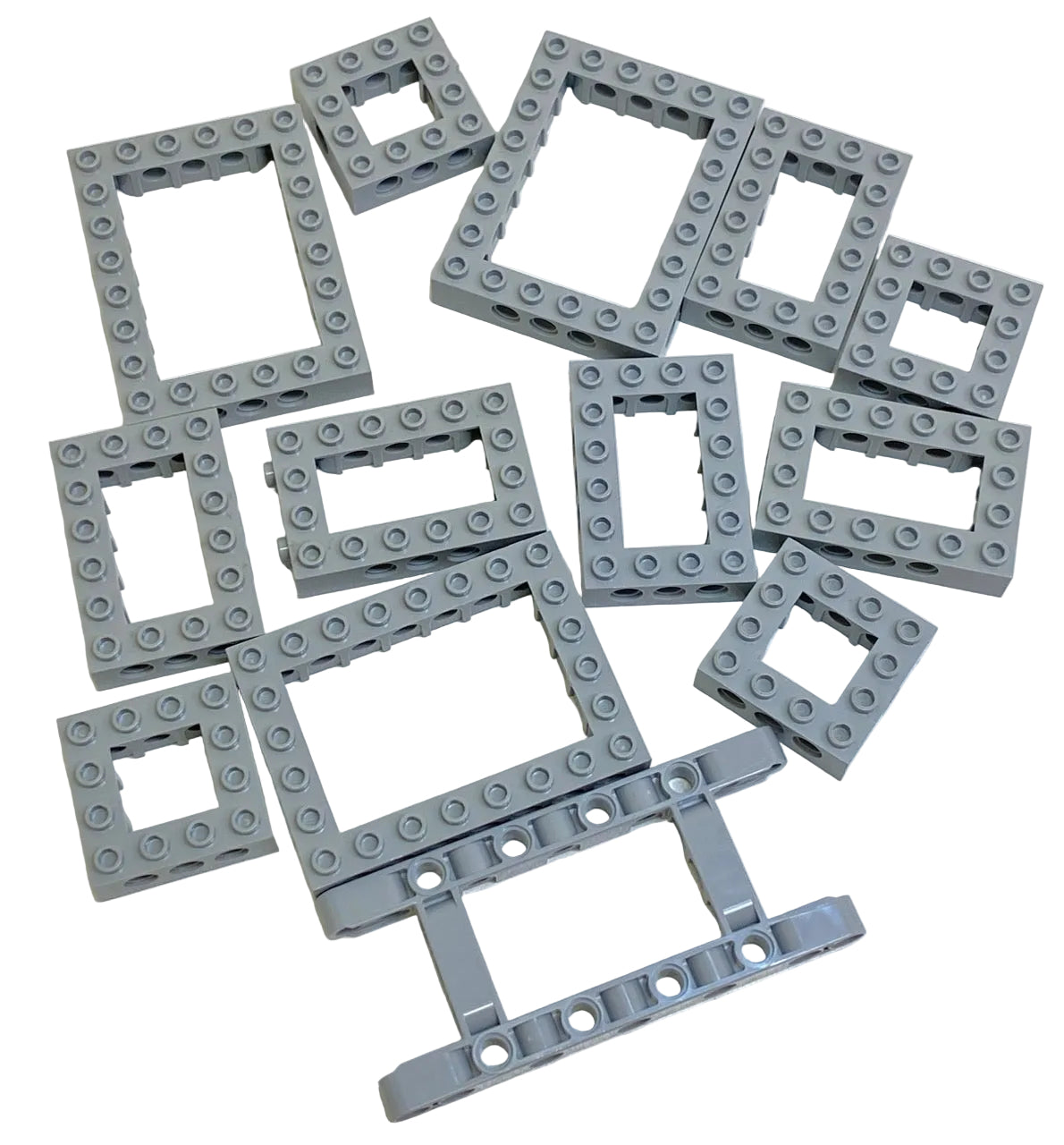 LEGO Technic Light Bluish Grey Open Brick and Frame Fun Pack Mixed Sizes