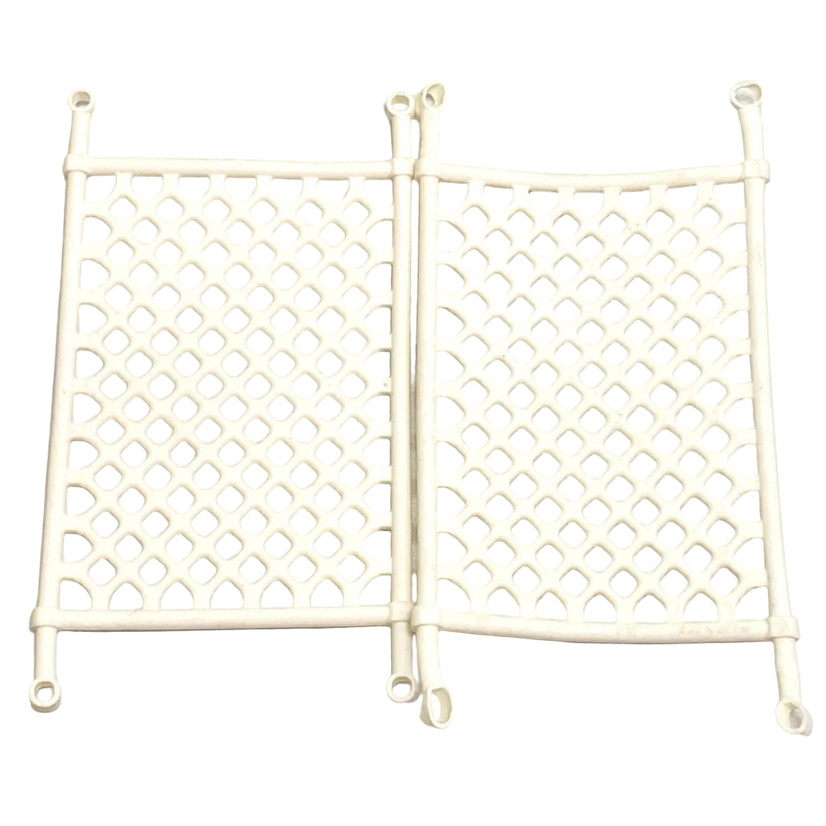 LEGO Plastic Net / Lattice Pack of 2 White