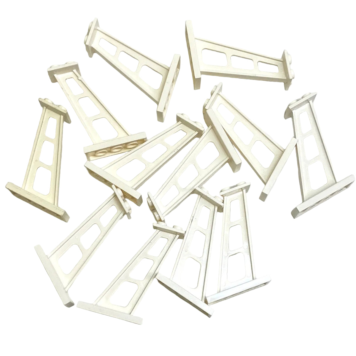 LEGO White Support Inclined Stanchion 2x4x5 Pack of 12