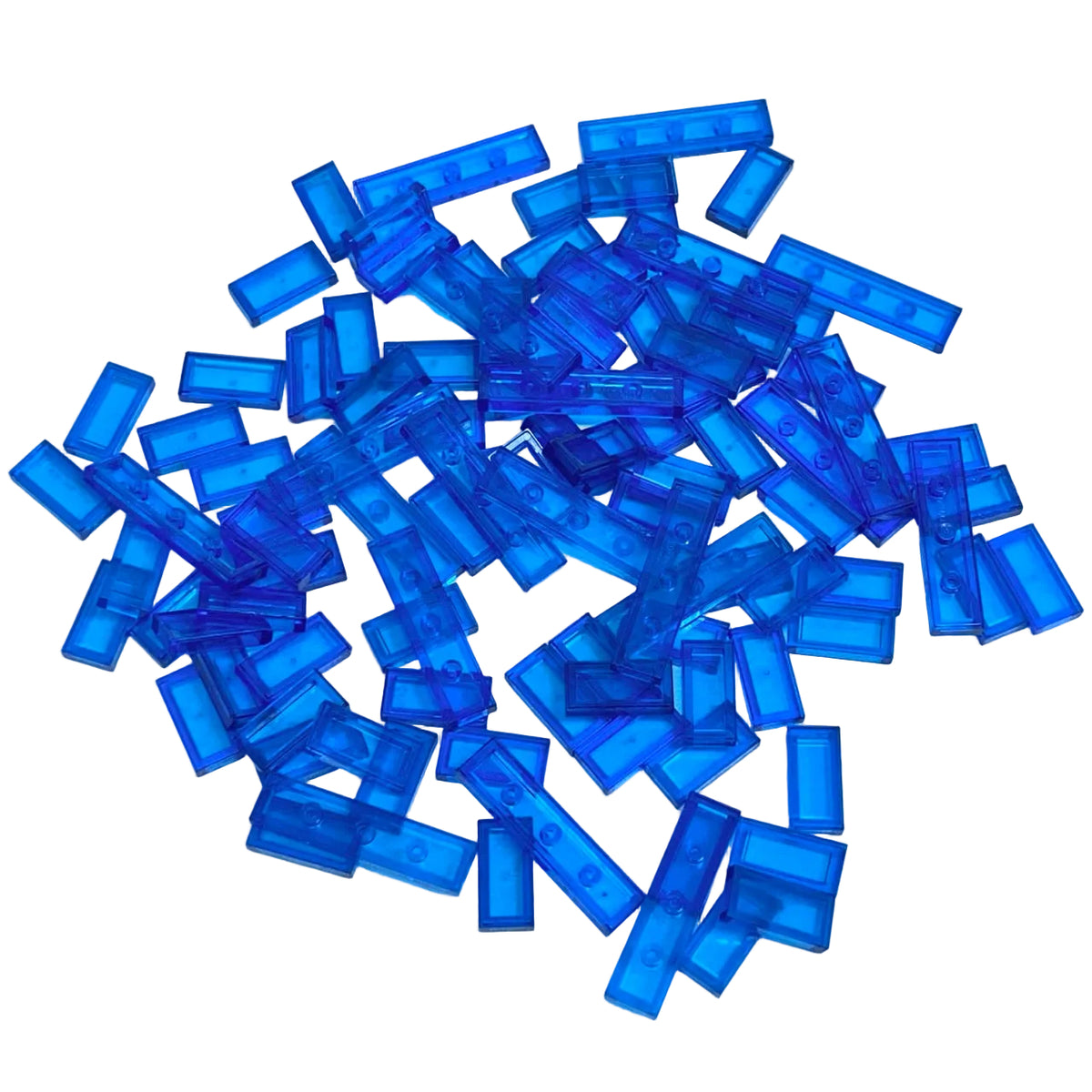 LEGO Trans Dark Blue Tile Mixed Fun Pack