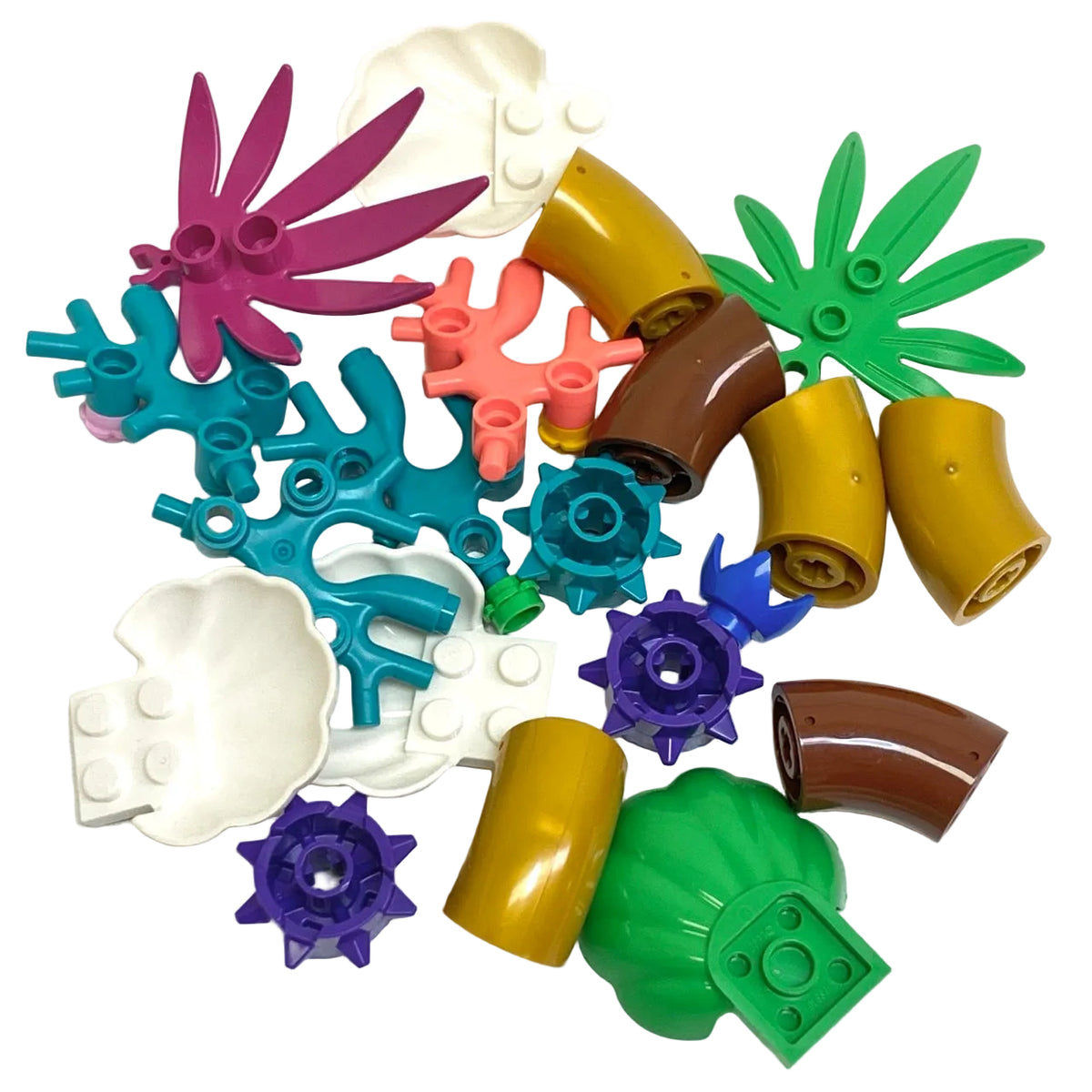 LEGO Plants Mixed Fun Pack Coral / Shells / Leaves