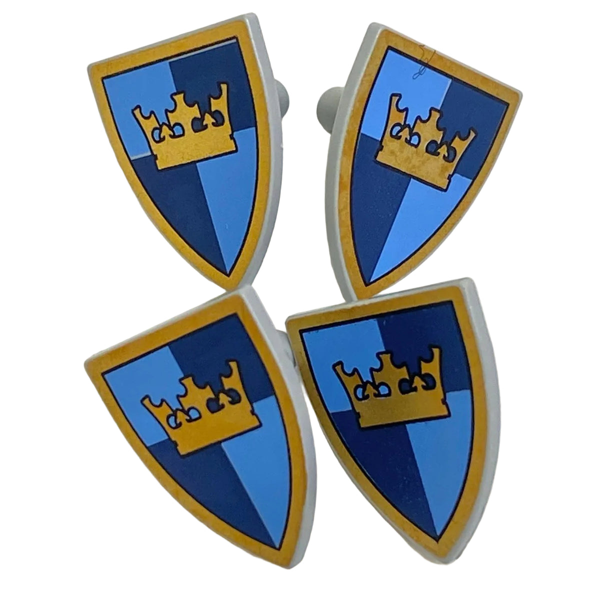 LEGO Castle Shield with Crown Pattern Fun Pack of 4