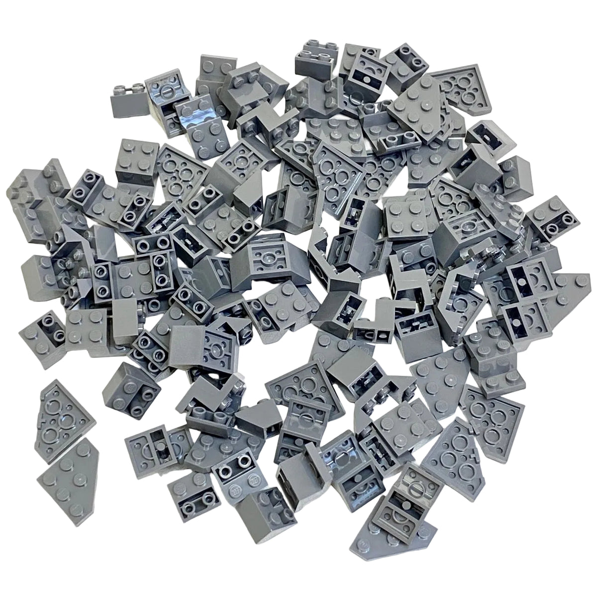 LEGO Dark Bluish Grey Mixed Wedges and Slopes Fun Pack