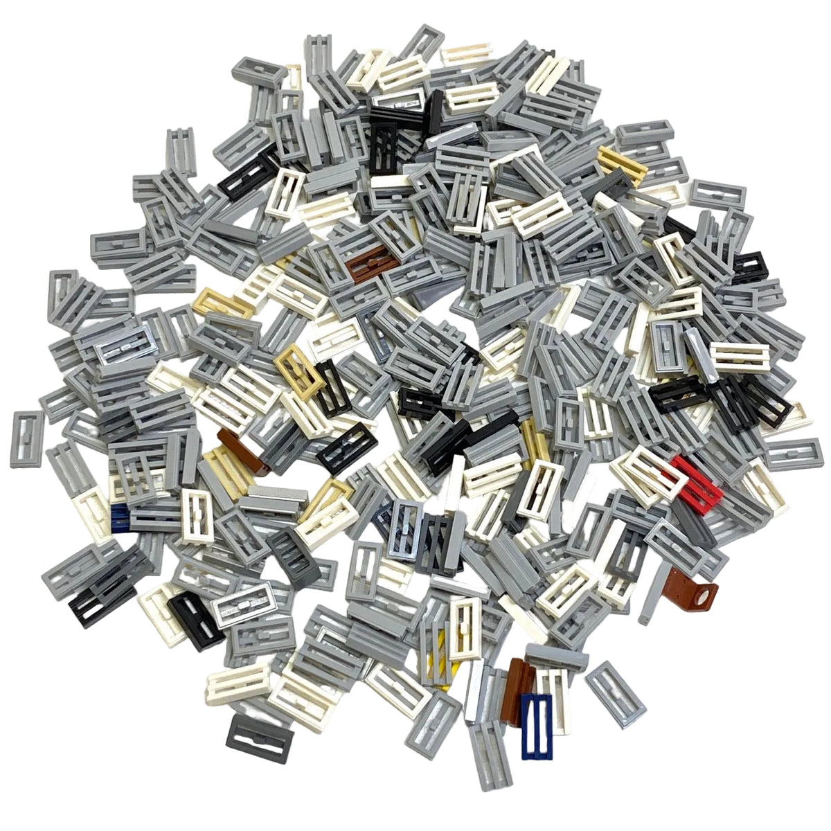 LEGO Grille Tile 1x2 Fun Pack Mixed Colours