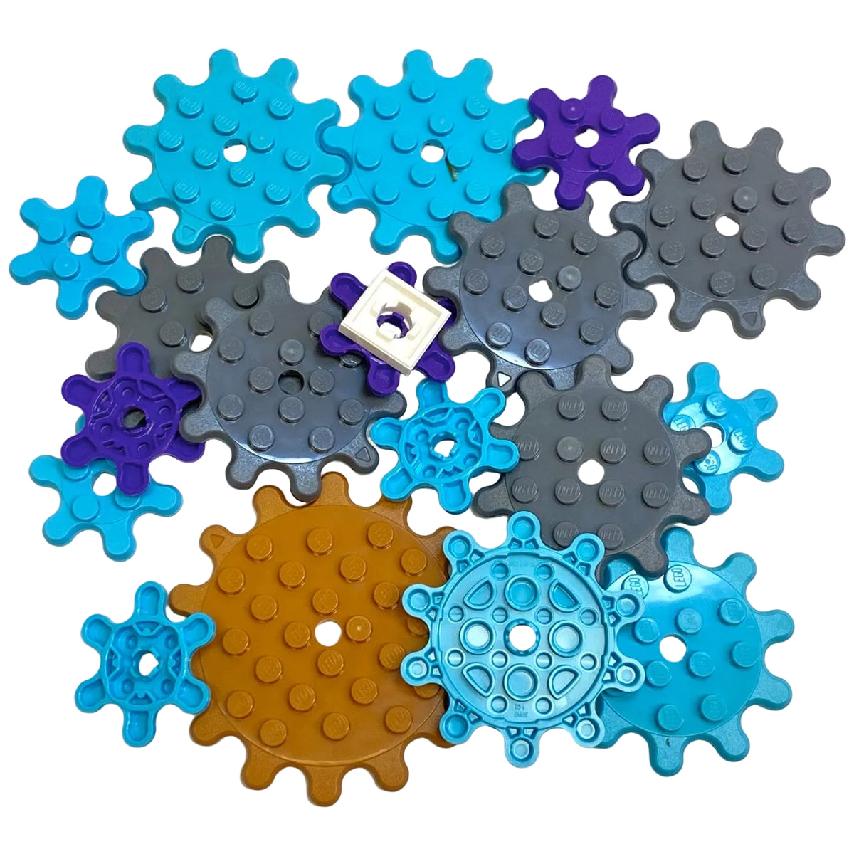 LEGO Splat Gears Mixed Fun Pack Round Plate with Teeth