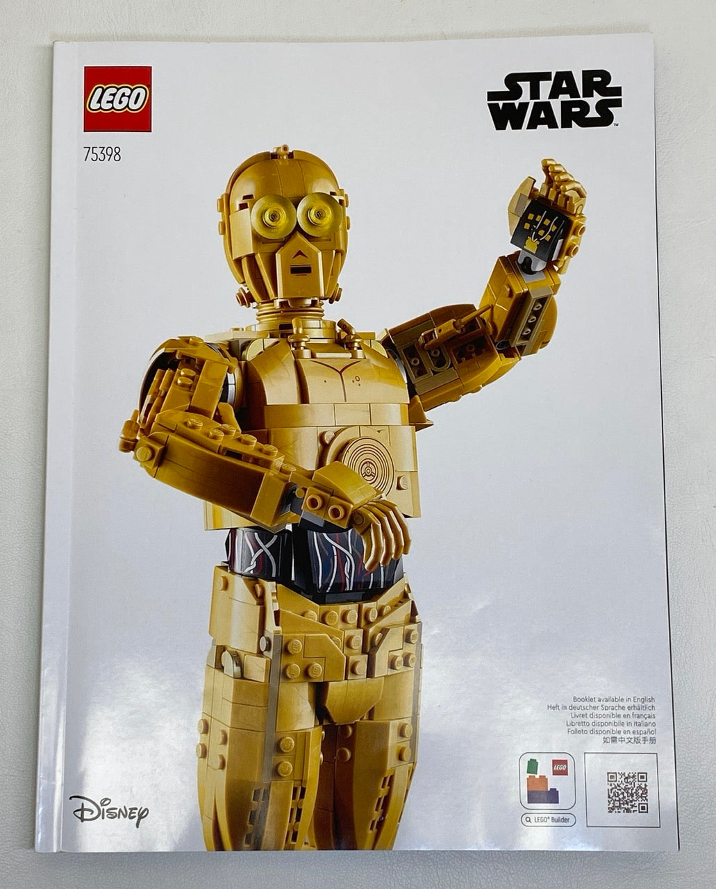 LEGO Star Wars C-3PO Set #75398 with Instructions As Pictured