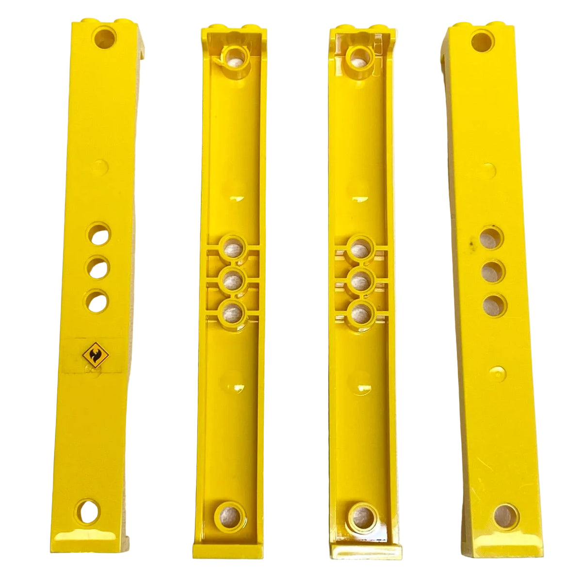 LEGO Support 2x2x13 Pack Of 4 Yellow