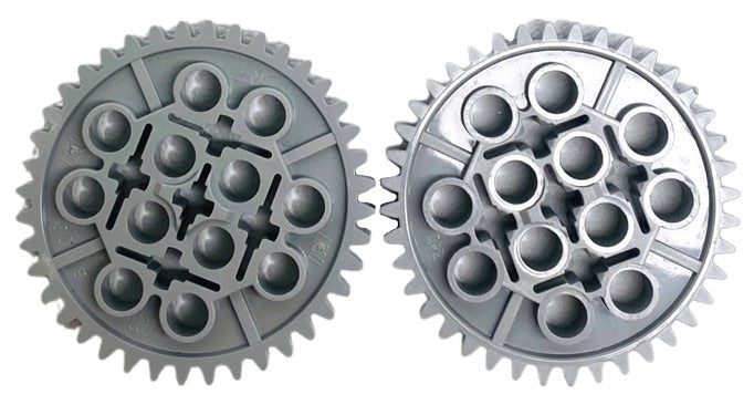 LEGO Technic 40 Tooth Gears Fun Pack of 2 Light Bluish Grey