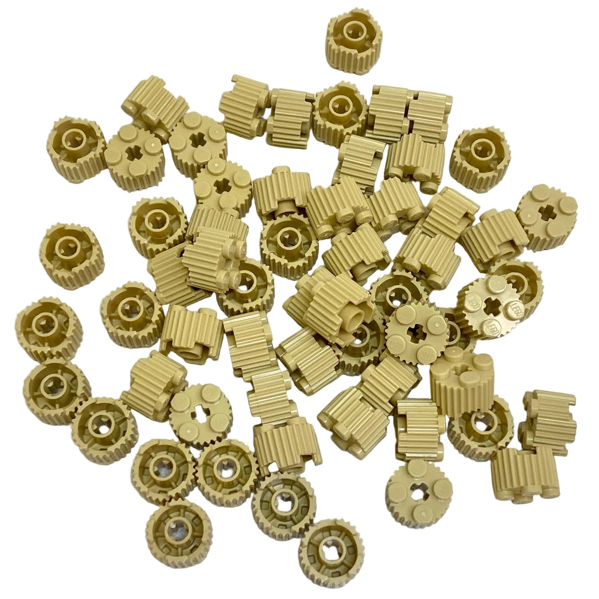 LEGO Tan 2x2 Round Brick with Grille Profile Fun Pack
