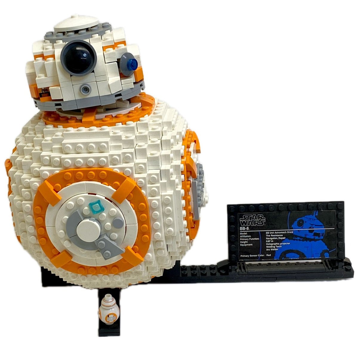 LEGO Star Wars BB-8 Sculpture Set #75187 As Pictured