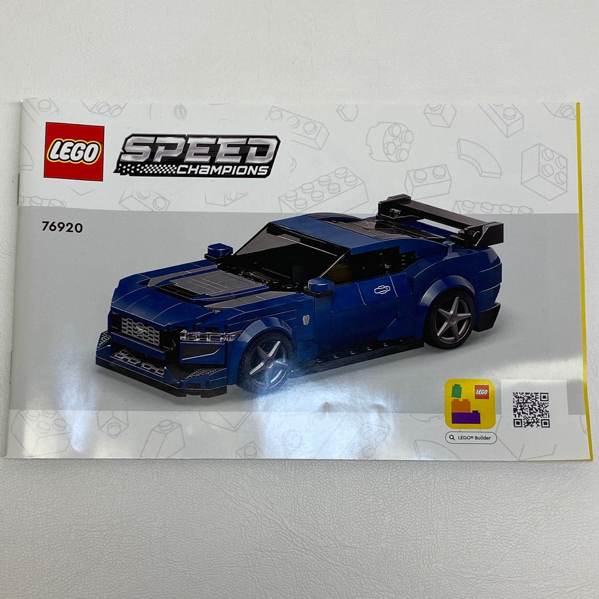 LEGO Speed Champions Ford Mustang Dark Horse Set #76920 As Pictured