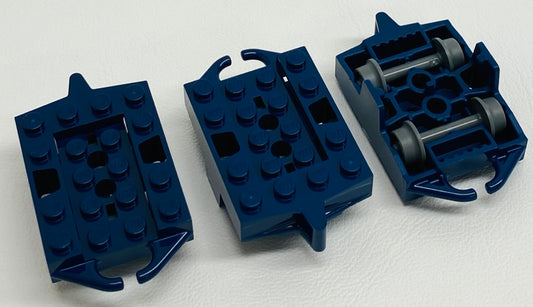 LEGO Roller Coaster Car Pack Of 3 Dark Blue