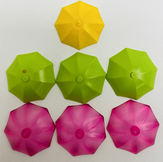 LEGO Umbrella Tops Pack of 7 Mixed Colours
