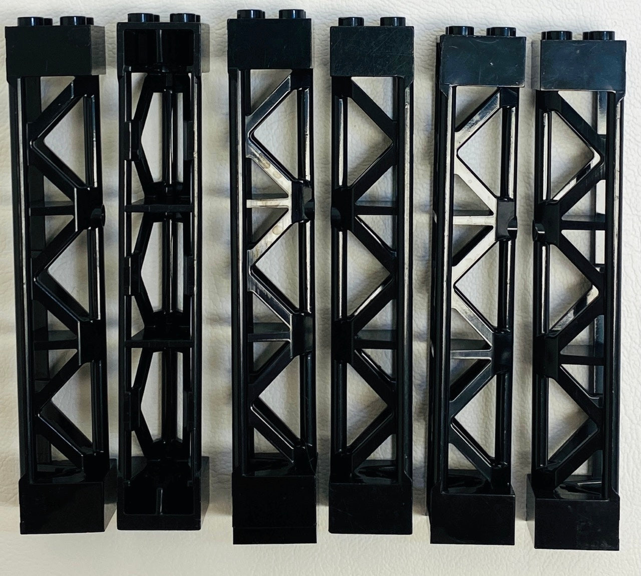 LEGO Support 2x2x10 Pack Of 6 Black