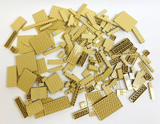 LEGO Tan Fun Pack Mixed Pieces Bricks Slopes Plates and More