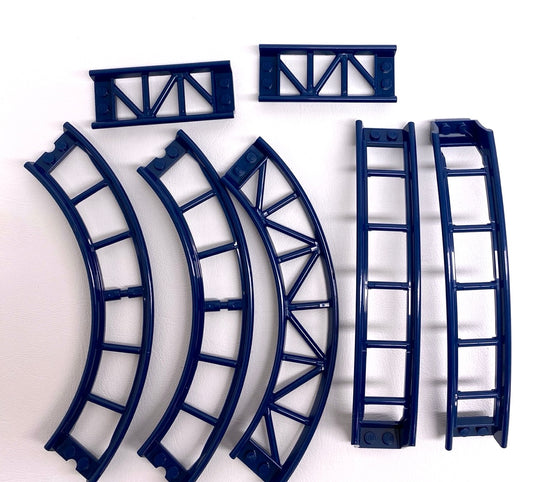 LEGO Roller Coaster Track Mixed Pack Dark Blue