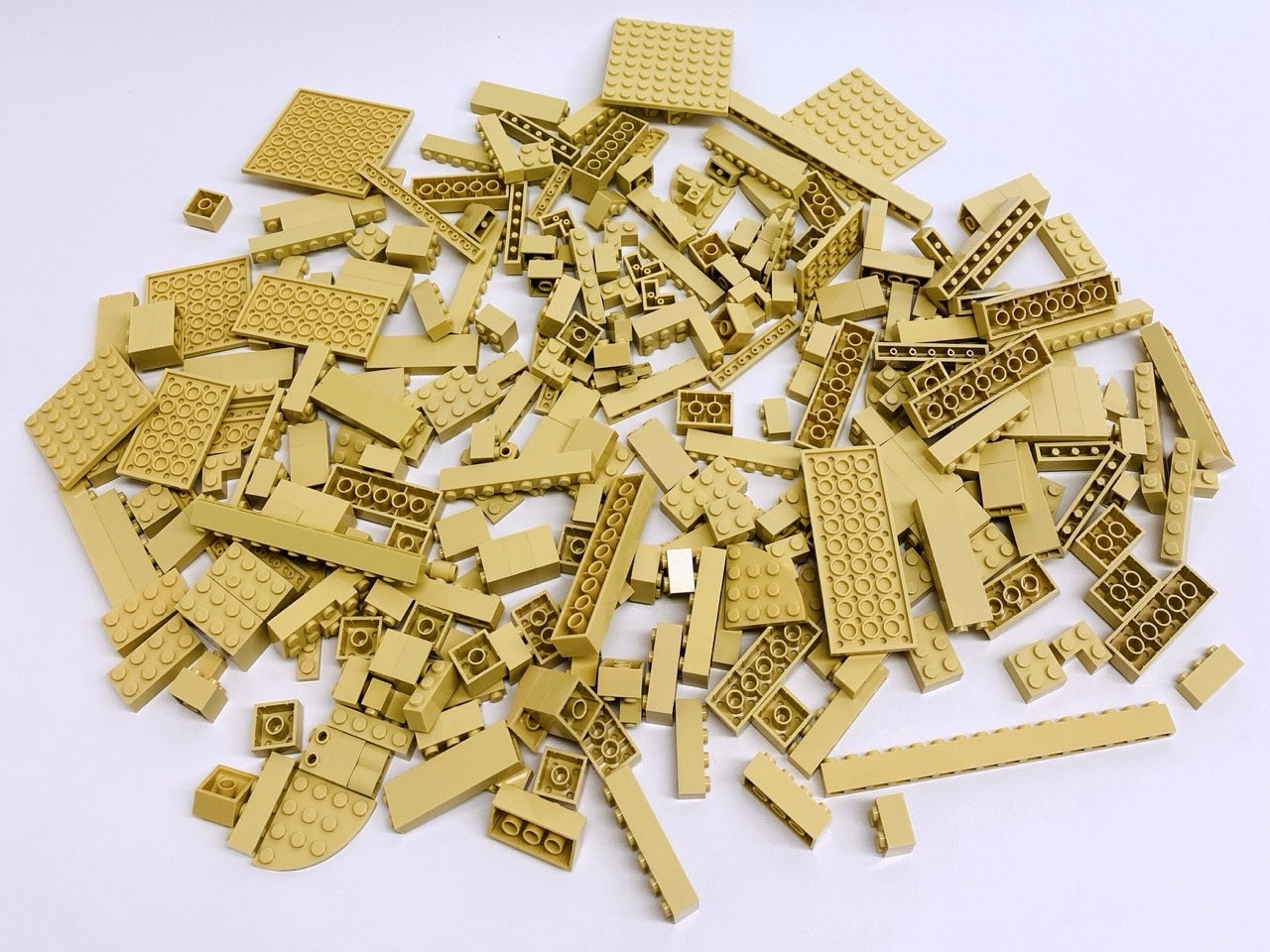 LEGO Tan Fun Pack Mixed Pieces Bricks Slopes Plates and More