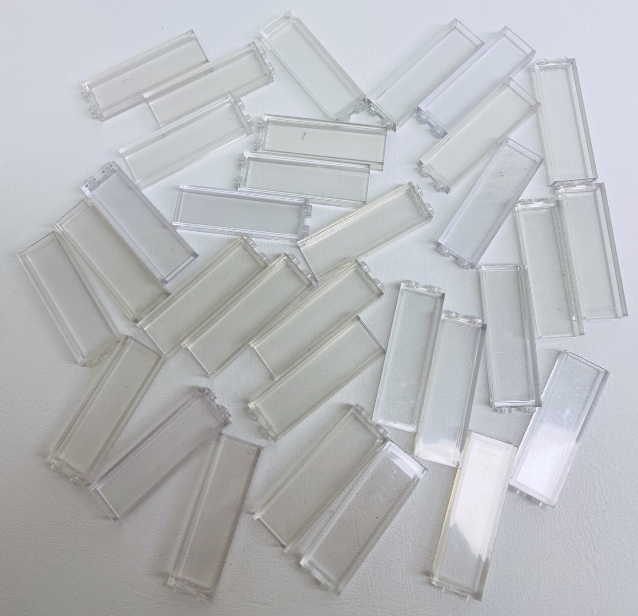 LEGO Trans Clear Brick 1x2x5 Pack of Approx 30