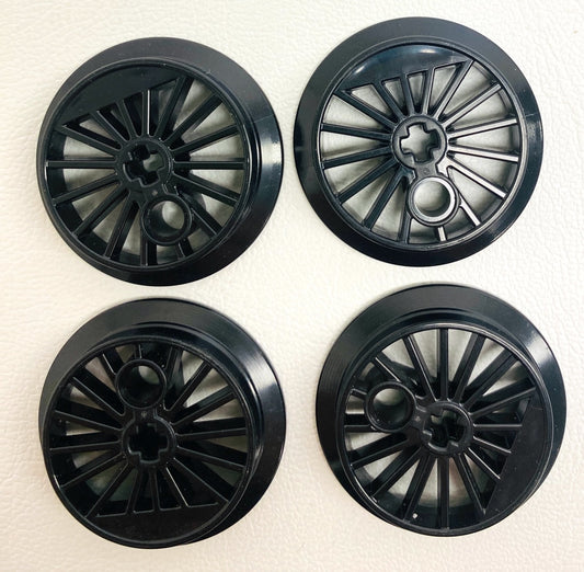 LEGO Black Train Wheel Pack 37mm