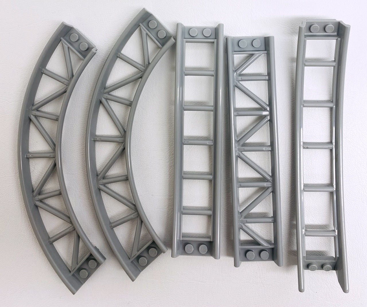 LEGO Roller Coaster Track Mixed Pack Light Bluish Grey