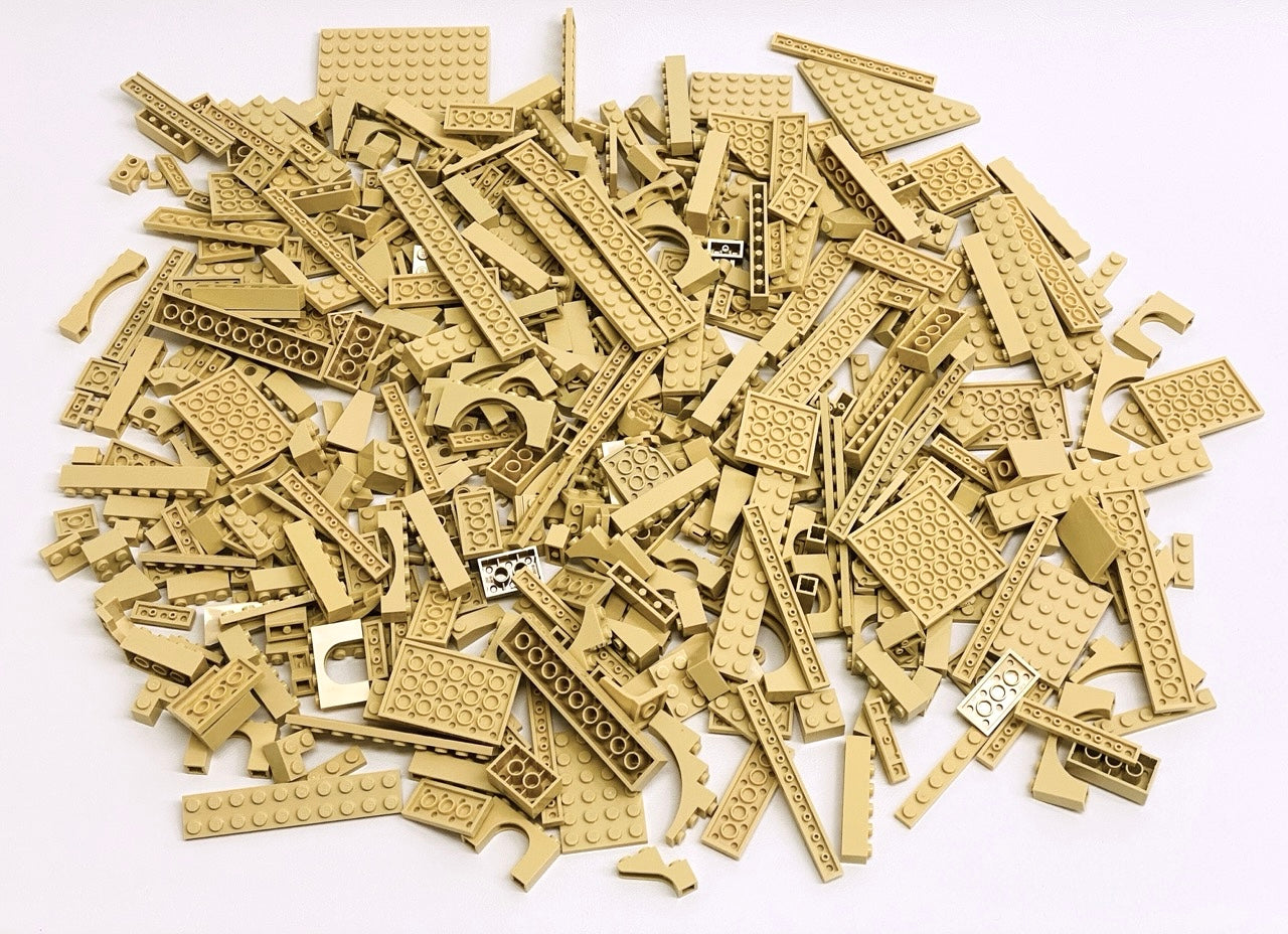 LEGO Tan Fun Pack Mixed Pieces Bricks Slopes Plates and More