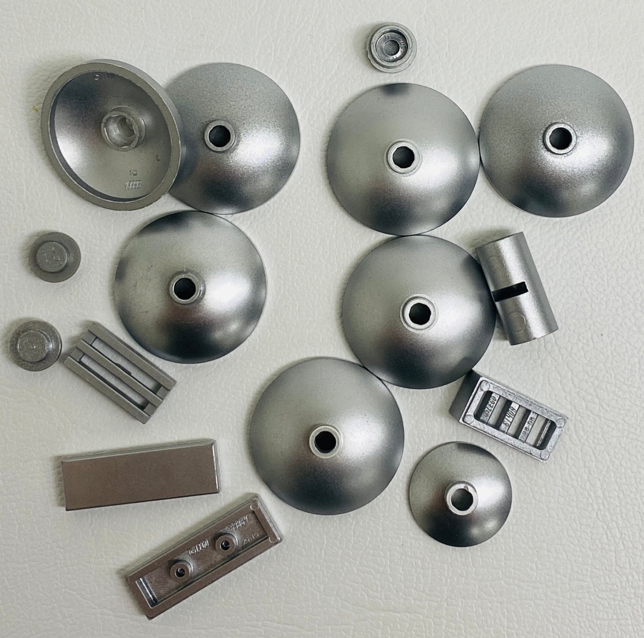 LEGO Metallic Silver Fun Pack Mixed Small Pieces Dishes Tiles and More