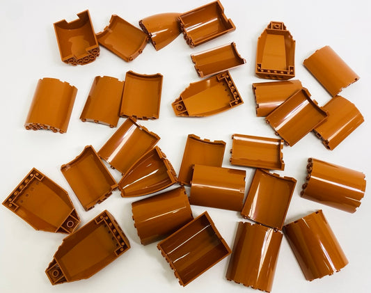 LEGO Space Booster Rocket Fun Pack Dark Orange Windscreens / Cylinders / Panels / Cones