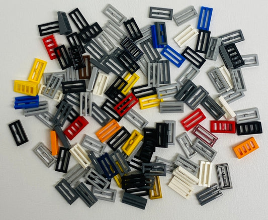 LEGO Grille Tile 1x2 Fun Pack Mixed Colours