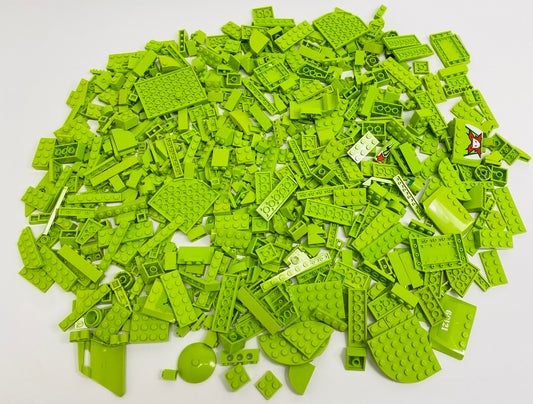 LEGO Lime Green Fun Pack Mixed Pieces Bricks Plates Slopes and More
