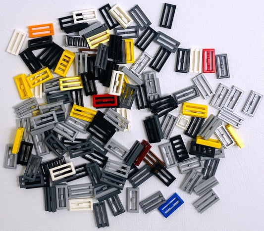 LEGO Grille Tile 1x2 Fun Pack Mixed Colours