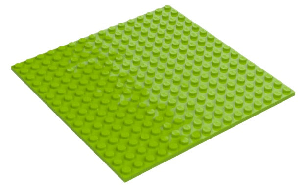 LEGO Plate 16x16 Lime