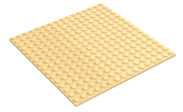 Plate-16×16-Tan