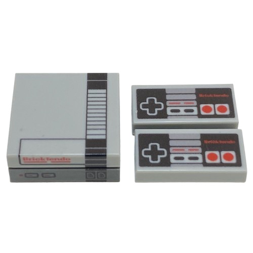 Iconic & Exclusive Waller Customs Bricktendo Entertainment System! Sold only at BrickResales!