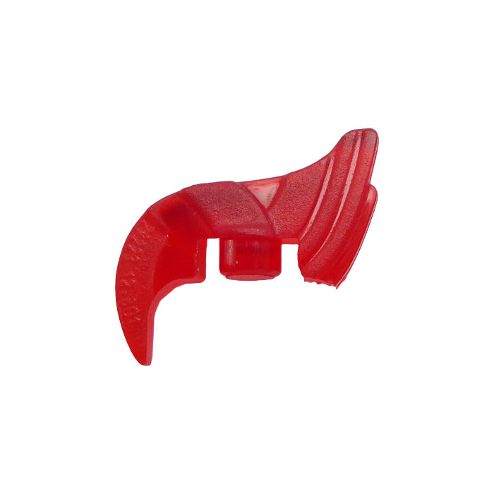 LEGO Marvel Superheroes Yondu's Fin / Mohawk - Trans Red Minifigure Headpiece