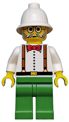 LEGO Adventurers Dr Kilroy / Dr Charles Lightning Minifigure