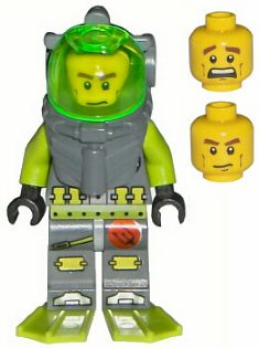 LEGO Atlantis Diver Axel Minifigure