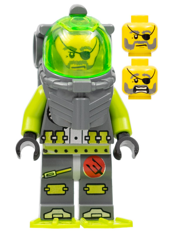 LEGO Atlantis Diver Ace Speedman Minifigure
