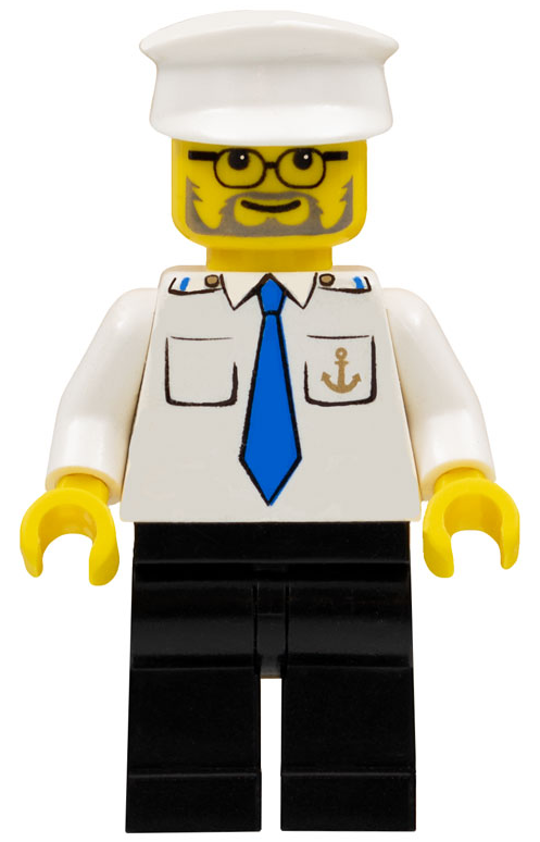 LEGO City Boat Captain Minifigure