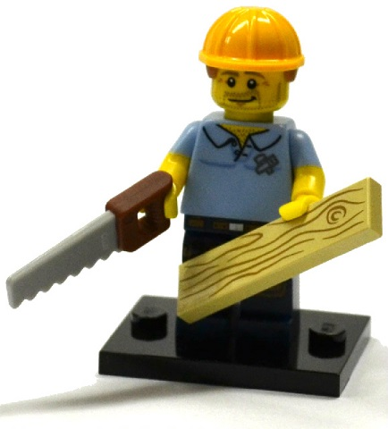LEGO Carpenter Minifigure