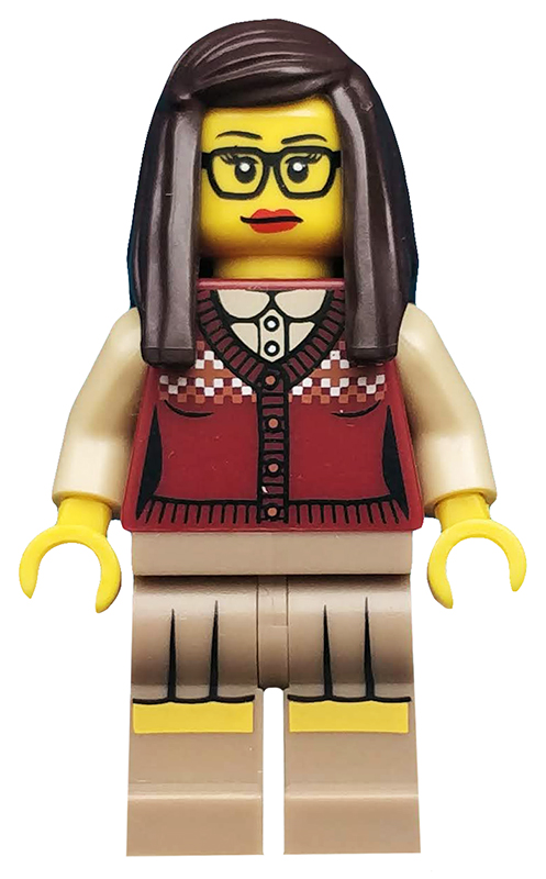 LEGO Librarian Minifigure