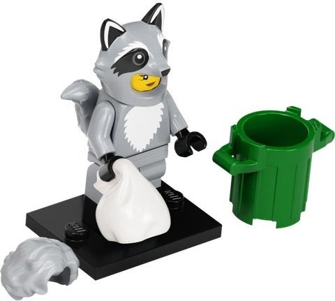 LEGO Raccoon Costume Fan BRAND NEW Minifigure