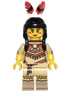 LEGO Western Tribal Woman Minifigure