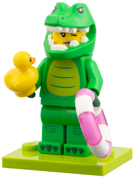 LEGO Crocodile Costume Fan BRAND NEW Minifigure