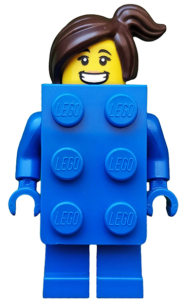 LEGO Brick Suit Girl BRAND NEW Minifigure