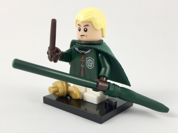 LEGO Harry Potter Draco Malfoy BRAND NEW Minifigure with Golden Snitch