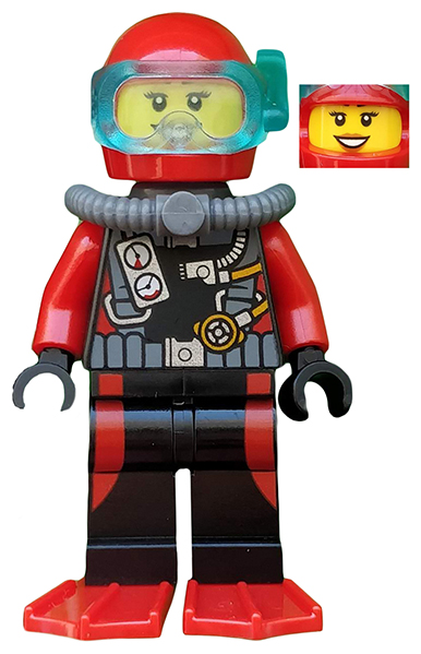 LEGO City Scuba Diver Minifigure