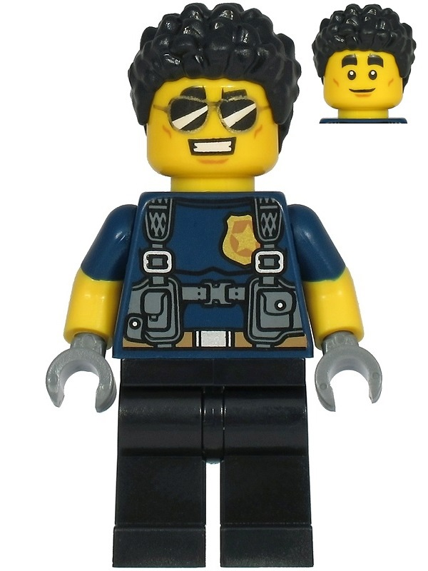 LEGO City Police Officer Duke DeTain Minifigure