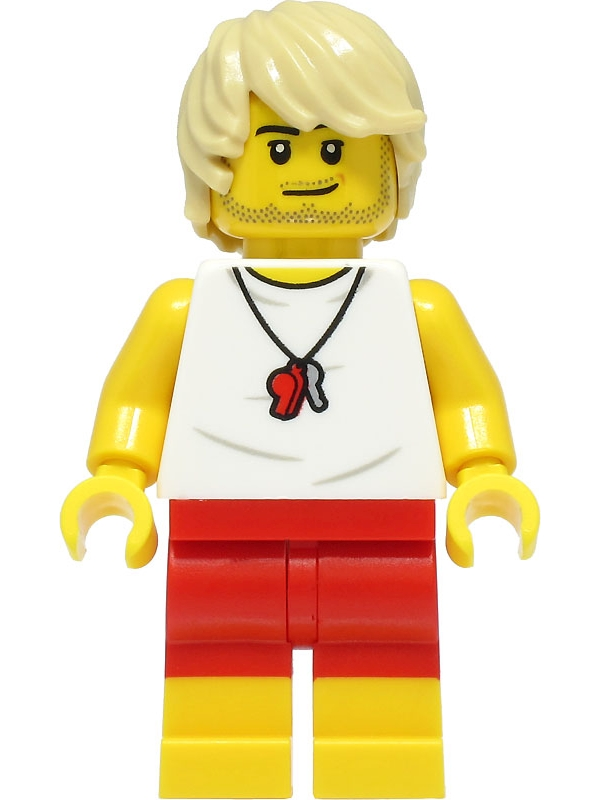 LEGO City Beach Lifeguard Minifigure